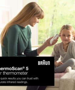 Braun Digital Ear Thermometer for Babies, Kids, Toddlers and Adults, ThermoScan 5 IRT6500, Display is Digital and Accurate, Thermometer for Precise Fever Tracking at Home 28 81KYVB7W4UL