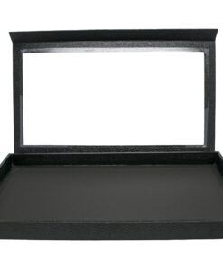 Novel Box Detachable Magnetic Lid Acrylic Black Jewelry Display Case 14.75X8.25X1.15 + Custom NB Pouch Large (Magnetic): 14.75X8.25X1.15 Black Acrylic Top 5 81KbSwhNFXL