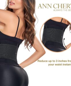 Ann Chery 2051 Latex Fit Women Waist Trimmer Belt for Weight Loss Lumbar Support,US L/EU 36 (Fits 31-32 Inch Waist),Black L/36 (Fits 31-32 Inch Waist) Black 12 81KbtNMiOL