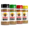 Flavor God Classic Seasoning Combo Pack - 4 Spices For Cooking Chicken, Beef, Seafood & Eggs Classic Combo 5.00 Ounce (Pack of 4)