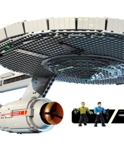 Mega Bloks Star Trek U.S.S. Enterprise NCC-1701 Collector Construction Set 128 81KcoserjZL