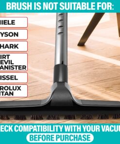 Hardwood Floor Cleaning Brush Vacuum Attachment - Horse Hair Vacuum Attachment Wood Floor Cleaner Soft Brush for Carpet Cleaning - Horse Hair Brush Cleaner Hard Wood Floor Cleaner Vacuum Attachments 23 81KdIBHosL