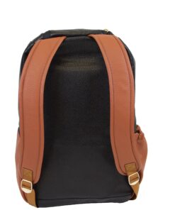 Itzy Ritzy Diaper Bag - Large Capacity Boss Backpack Diaper Bag Featuring Bottle Pockets, Changing Pad, Stroller Clips & Comfortable Straps, Coffee And Cream Large (Pack of 1) Coffee & Cream 47 81KdlJ6sw7L 1