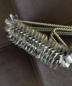 BEST BBQ Grill Brush Stainless Steel 18" Barbecue Cleaning Brush w/Wire Bristles & Soft Comfortable Handle - Perfect Cleaner & Scraper for Grill Cooking Grates 48 81KdoPwcdpL