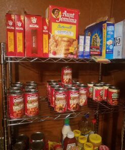 Amazon Basics 5-Shelf Medium Adjustable, Heavy Duty Storage Shelving Unit on 4'' Wheel Casters, Metal Organizer Wire Rack, Chrome, 30" L x 14" W x 64.8" H With Wheels 34 81KeTVvXFqL