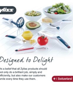 Zyliss Lock N' Lift Can Opener - Can Opener with Lid Lifter Magnet - Manual Can Opener with Locking Mechanism - Safe and Easy-to-Turn - Stainless Steel - Red Lock & Lift Red 22 81KeYrrEnqL