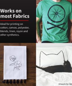 Speedball Fabric Screen Printing Ink, 8-Ounce, Black for T-Shirt and Silkscreen Printmaking 26 81KfLCnyXfL