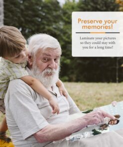 TYH Supplies 100 Pack 5x7 Inch Thermal Laminating Sheets | 5 Mil Hot Glossy Recipe Card Photo Size Laminating Pouches | Heavy Duty Lamination Pockets with Round Corners 17 81KgN1wTmzL