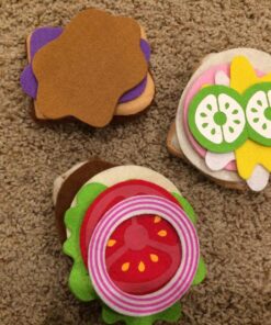 Melissa & Doug Felt Food Sandwich Play Food Set (33 pcs) - Felt Sandwich Play Set For Kids Kitchen, Pretend Play Sandwich, Felt Sandwich Toy For Toddlers Kids Ages 2+,Orange Felt Play Food 54 81KiDst3qML