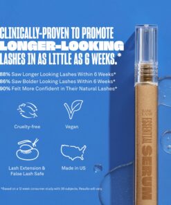 Babe Original Babe Lash Essential Eyelash Premium Growth Serum - Fuller & Longer Looking Voluminous Eyelashes, Advanced Lash Enhancing Treatment for Natural Lashes, Extensions & Eyebrows, Vegan & Cruelty-Free 0.06 Fl Oz (Pack of 1) 32 81KiTOVI1mL 2