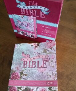 KJV Holy Bible, My Creative Bible, Faux Leather Flexcover - Ribbon Marker, King James Version, Pink Floral 65 81KjXPMpsWL