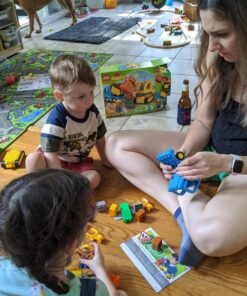 LEGO DUPLO Town Truck & Tracked Excavator 10812 Dump Truck and Excavator Kids Construction Toy with DUPLO Construction Worker Figures (26 Pieces) Standard 38 81Kk9INrv5L