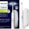 Philips Sonicare HX8911/02 HealthyWhite+ Rechargeable Electric Toothbrush, White Standard Packaging 6 81KkNumZvjL