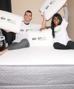 GhostBed Classic 11 Inch Cool Gel Memory Foam & Latex Mattress - Medium-Firm Feel, Made in The USA, Queen Mattress Only 43 81Km6oy0iCL 1