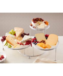 Wilton Cakes 'N More 3-Tier Cupcake and Cake Stand Display, Silver 35 81KpwZ kDaL