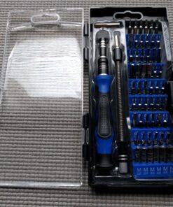 ORIA Precision Screwdriver Kit, 60 in 1 with 56 Bits Screwdriver Set, Magnetic Driver Kit with Flexible Shaft, Extension Rod for Mobile Phone, Smartphone, Game Console, Tablet, PC, Blue 50 81KqCyv3q8L