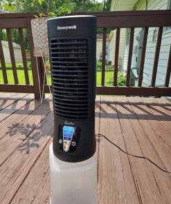 Honeywell HTF210B QuietSet Personal Table Fan, Black – Oscillating Personal Fan with Quiet Operation and 4 Levels of Power and Sound 24 81KrLWsRzLL