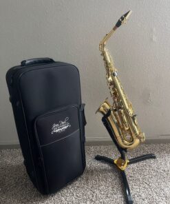 Jean Paul AS-400 Alto Saxophone - Golden Brass Lacquered Saxophone only 33 81KrfAgyPHL
