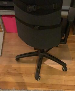 Everlasting Comfort The Original Lumbar Support Pillow - Improves Posture, Promotes Back Pain Relief - Superior Office Chair Back Support for Gaming and Desk Chairs - Lumbar Pillow for Car, Couch Black 36 81KrsnpyvFL