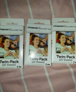 Zink Polaroid 2x3ʺ Premium Zink Zero Photo Paper 20-Pack - Compatible with Polaroid Snap/SnapTouch Instant Print Digital Cameras & Polaroid Zip Mobile Photo Printer 20 Pack Zink Paper 36 81Kru4r6ONL