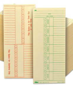 TOPS 1260 Time Card for Cincinnati, Named Days, Two-Sided, 3 3/8 x 8 1/4 (Box of 500) 3 81Kt4NlbpXL