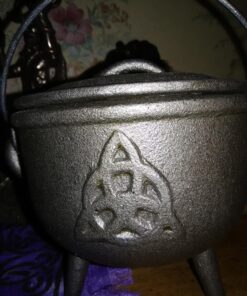 CircuitOffice Cast Iron Cauldron 4 1/2" Diameter Triquetra 27 81KxSJPXvzL