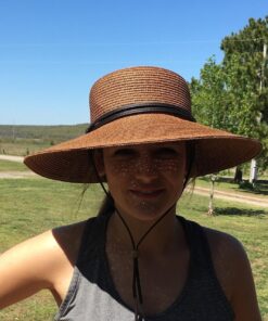 Sloggers Wide Brim Hats for Women - Braided Packable Summer Hats for Women Medium Dark Brown 29 81KyURYswNL