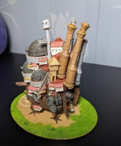 Sankei MK07-21 Mini Chure and Kit, Studio Ghibli Series, Howl's Castle, Non-Scale, Papercraft 41 81L 8L87VgL