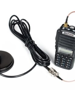 Authentic Genuine Nagoya UT-72 Super Loading Coil 20-Inch Magnetic Mount (Heavy Duty) VHF/UHF (144/430Mhz) Antenna PL-259, Includes Additional SMA Adaptor for BTECH and BaoFeng Handheld Radios UT-72 PL-259/SMA VHF/UHF 22 81L uoeCiAL