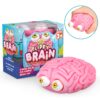 Flippy Brain Squishy Eye Popping Squeeze Fidget - Stress Relief Ball - Anxiety Reducer Sensory Play - Gag for Boys and Girls - Suitable for Autism, ADHD 20 81L11aBgcL