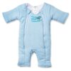 Baby Merlin's Magic Sleepsuit - 100% Cotton Baby Transition Swaddle - Baby Sleep Suit - Blue - 3-6 Months