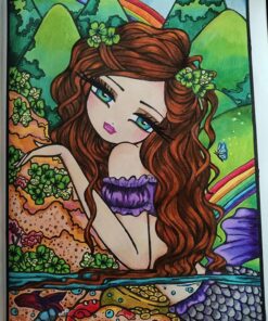 Mermaids, Fairies, & Other Girls of Whimsy Coloring Book: 50 Fan Favs 72 81L1tSNfFxL
