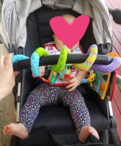 Infantino Stretch & Spiral Activity Toy - Textured Play Activity Toy for Sensory Exploration and Engagement, Ages 0 and Up, Blue Farm, 1 Count (Pack of 1) 25 81L2N3uiqiL