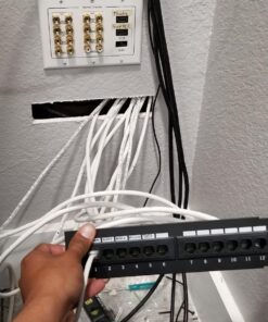 Dshot 12 Port UTP 10 inch Cat6 Network Wall Mount Surface Patch Panel 32 81L38zzoDGL