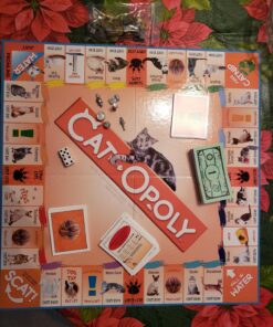 Late for the Sky CAT-opoly Board Game White, Large 48 81L3AGRHtwL