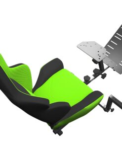 Openwheeler Advanced Racing Seat Driving Simulator Gaming Chair with Gear Shifter Mount Green 10 81L41NfafmL