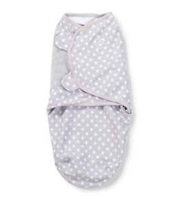 Alternative view of SwaddleMe Original Swaddle – Size Small, 0-3 Months, 2-Pack (Grey Dot Stripe) Grey Dot Stripe