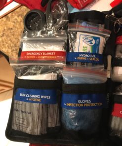 Surviveware Comprehensive Premium First Aid Kit Emergency Medical Kit for Trucks, Cars, Camping, Office and Sports and Outdoor Emergencies - Large 200 Piece Set Regular 46 81L591OnZwL