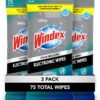 Windex Electronics Wipes, Pre-Moistened Screen Wipes Clean and Provide a Streak-Free Shine, 25 Count, Pack of 3 Pack of 3 (75 Total Wipes) 33 81L6As19KPL