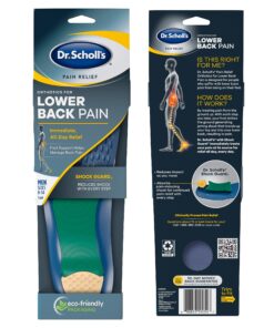 Dr. Scholl's Lower Back Pain Relief Orthotics // Clinically Proven Immediate and All-Day Relief of Lower Back Pain (for Men's 8-14, Also Available for Women's 6-10) 11 81L6bRB FhL
