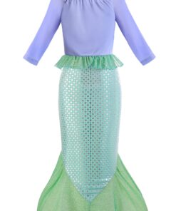ReliBeauty Little Girls Dress Sequins Mermaid Costume As Shown(with Accessories) 3T/100 13 81L7xTLYJZL