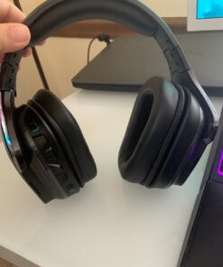 Logitech G935 Wireless DTS:X 7.1 Surround Sound LIGHTSYNC RGB PC Gaming Headset - Black/Blue G935 Only 49 81L8 Jd5EUL