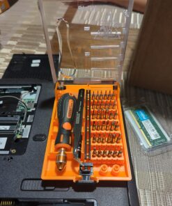 Screwdriver Set By JAKEMY, 43 in 1 Precision Screwdriver Kit Magnetic Replaceable Bits Repair Tool Kit Opening Tool and Tweezer for phone Cellphone PC Electronics Jm-8153+ 43 in 1 41 81L8GPjI aL