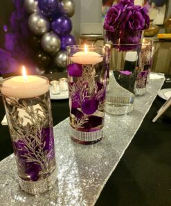 Mega Candles - Unscented 3" Floating Disc Candles - White, Set of 12 30 81L8QV48uFL