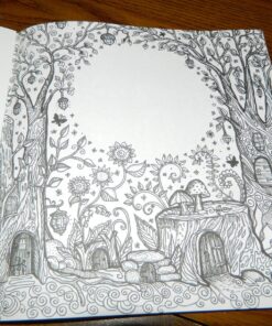 Secret Village - A Coloring Book Adventure: Beyond the Garden Gate, Beneath the Forest Floor, Among the Hollow Trees - A Mystery Endures! (Purse Sized ... & Inspirational for Ages 9 to Adult) 58 81L90ZobajL 1