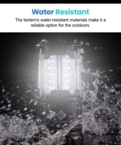 Etekcity Lantern Camping Essentials Lights, Led Lantern for Power Outages, Tent Lights for Emergency, Hurricane, Battery Powered Flashlight, Survival Kits, Operated Lamp, 2 Pack, Black 36 81L9RrAdaqL