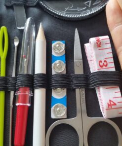 ARTIKA Sewing Kit for Adults and Kids - Small Beginner Set w/Multicolor Thread, Needles, Scissors, Thimble & Clips - Emergency Repair and Travel Kits - Sewing Accessories and Supplies 35 81L9x3l7t2L