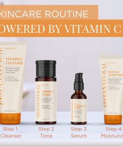 InstaNatural BHA Exfoliating Face Serum, Minimizes Lines, Wrinkles, and Blemishes, with Vitamin C and Salicylic Acid, 1 Fl Oz 26 81LAR KwFlL