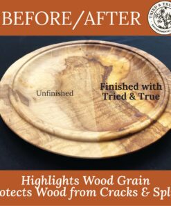 Tried & True Original Wood Finish – Pint – All-Purpose All-Natural Finish for Wood, Metal, Food Safe, Dye Free, Solvent Free, VOC Free, Non Toxic Wood Finish, Sealer Other 35 81LAx3thfPL 1