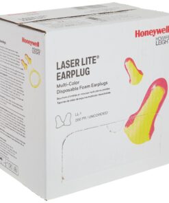 Howard Leight by Honeywell Laser Lite High Visibility Disposable Foam Earplugs, Pink/Yellow , 200-Pairs (LL-1) - 3301105 200 Pair 27 81LBIoBJ UL